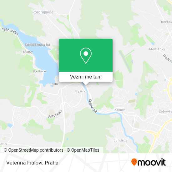 Veterina Fialovi mapa