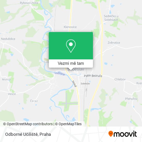 Odborné Učiliště mapa