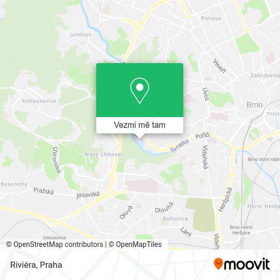 Riviéra mapa
