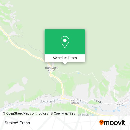 Strážný mapa