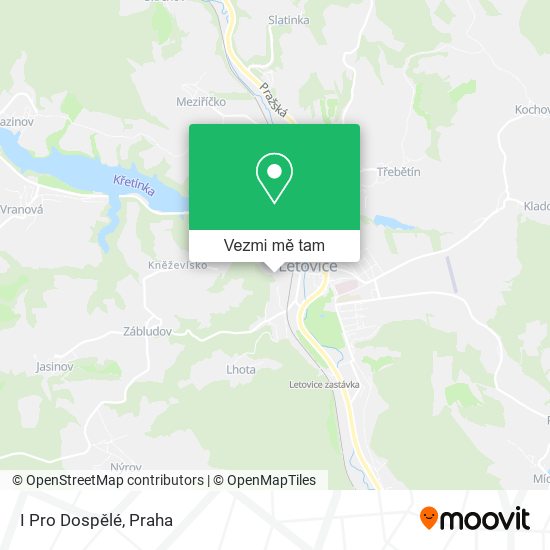 I Pro Dospělé mapa