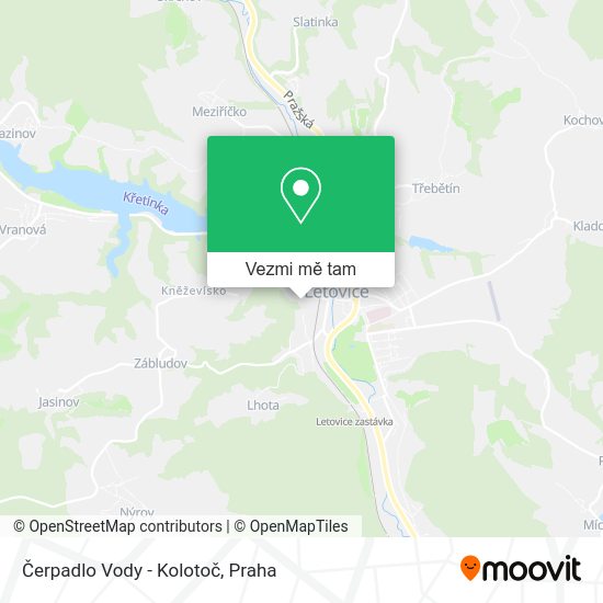 Čerpadlo Vody - Kolotoč mapa