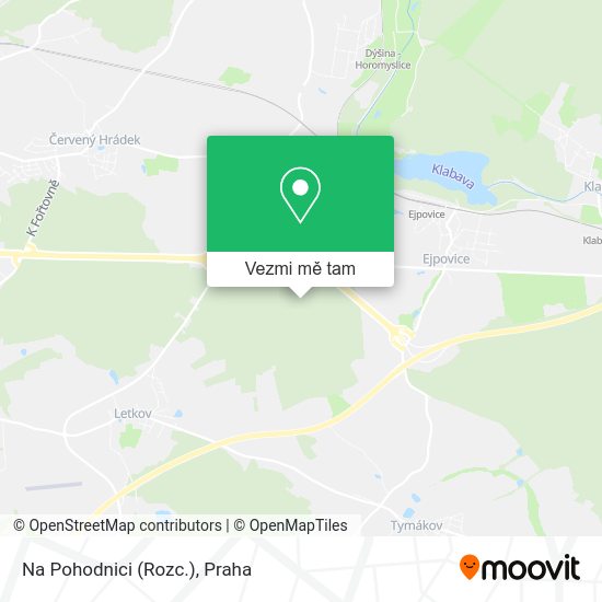 Na Pohodnici (Rozc.) mapa