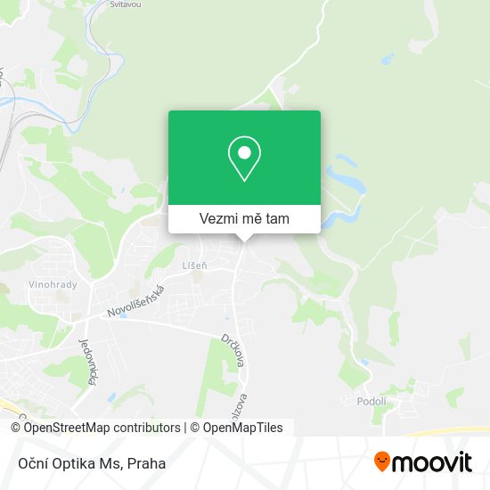 Oční Optika Ms mapa