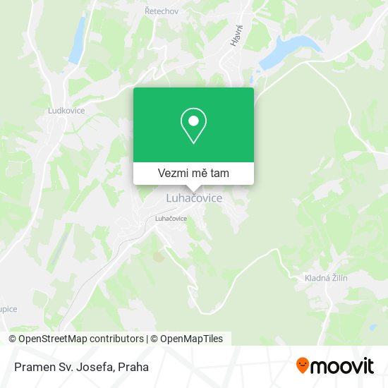 Pramen Sv. Josefa mapa