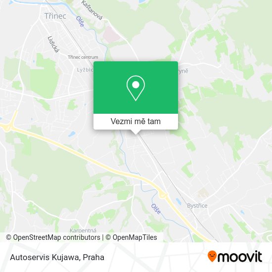 Autoservis Kujawa mapa
