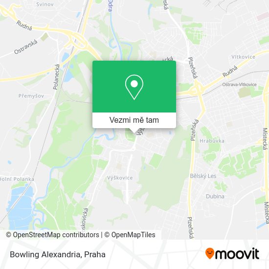 Bowling Alexandria mapa