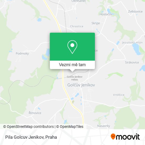 Pila Golcuv Jenikov mapa