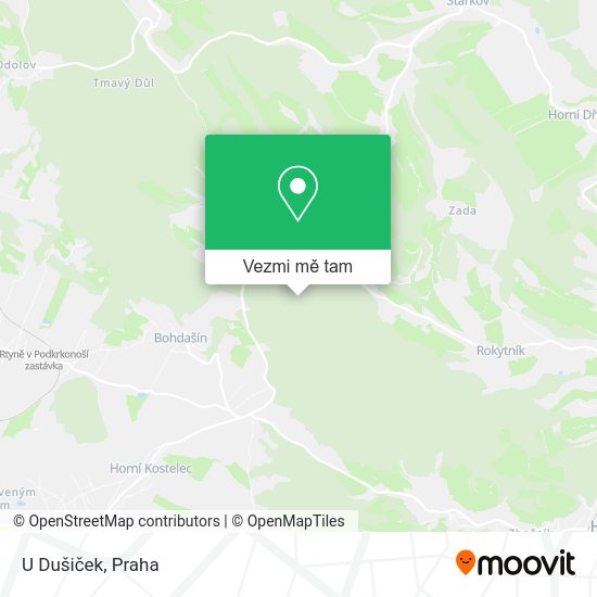 U Dušiček mapa
