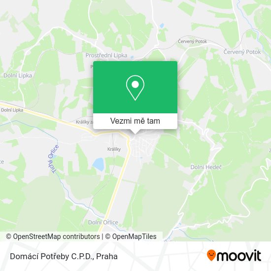 Domácí Potřeby C.P.D. mapa