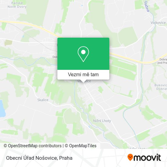 Obecní Úřad Nošovice mapa