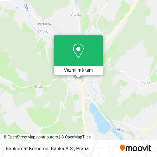 Bankomat Komerční Banka A.S. mapa