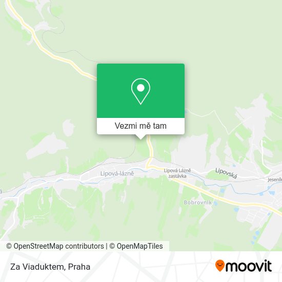 Za Viaduktem mapa