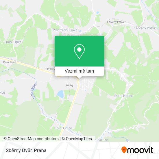 Sběrný Dvůr mapa