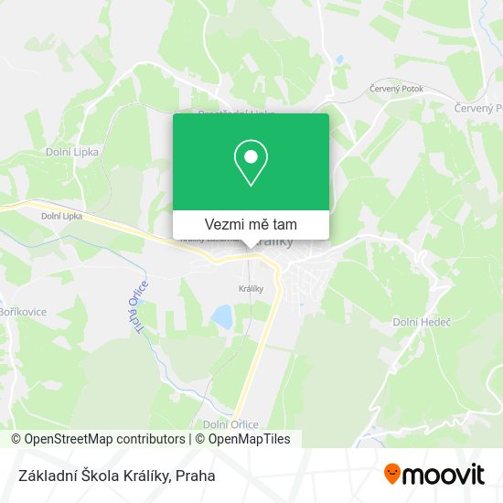Základní Škola Králíky mapa
