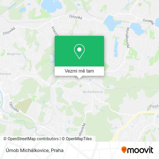 Úmob Michálkovice mapa