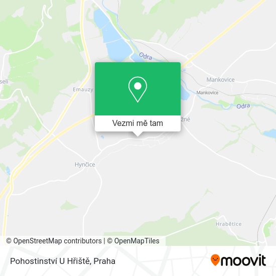 Pohostinství U Hřiště mapa