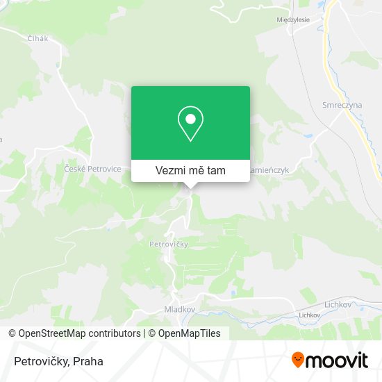 Petrovičky mapa