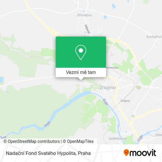 Nadační Fond Svatého Hypolita mapa