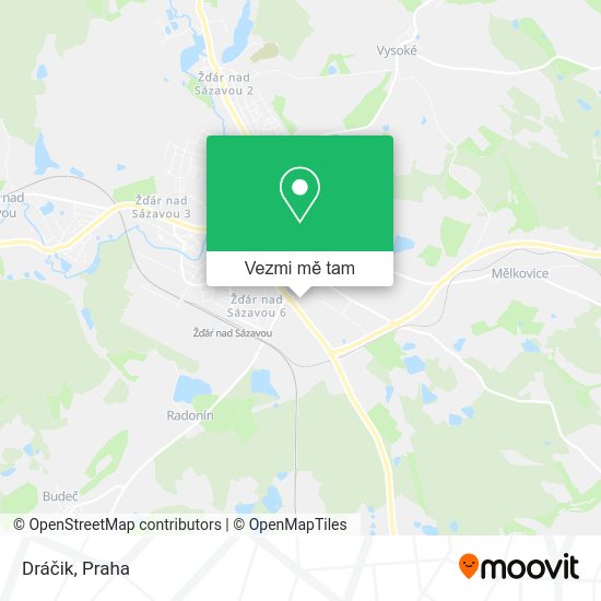 Dráčik mapa