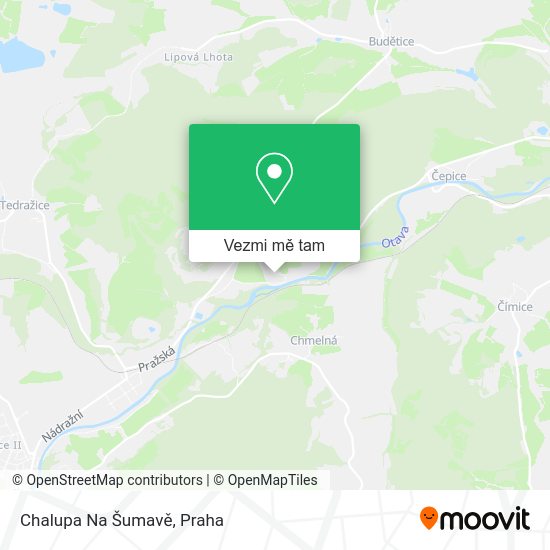 Chalupa Na Šumavě mapa