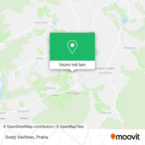 Svatý Vavřinec mapa