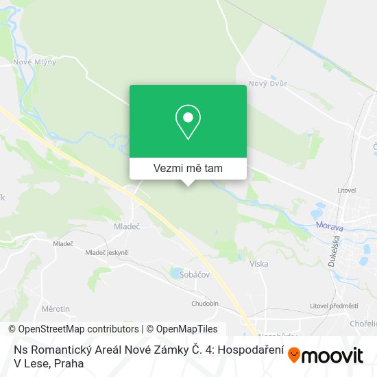 Ns Romantický Areál Nové Zámky Č. 4: Hospodaření V Lese mapa