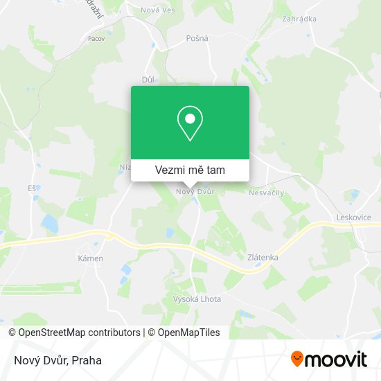 Nový Dvůr mapa