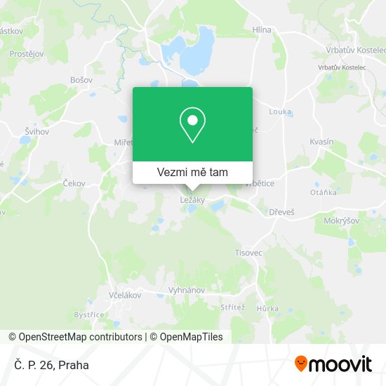 Č. P. 26 mapa