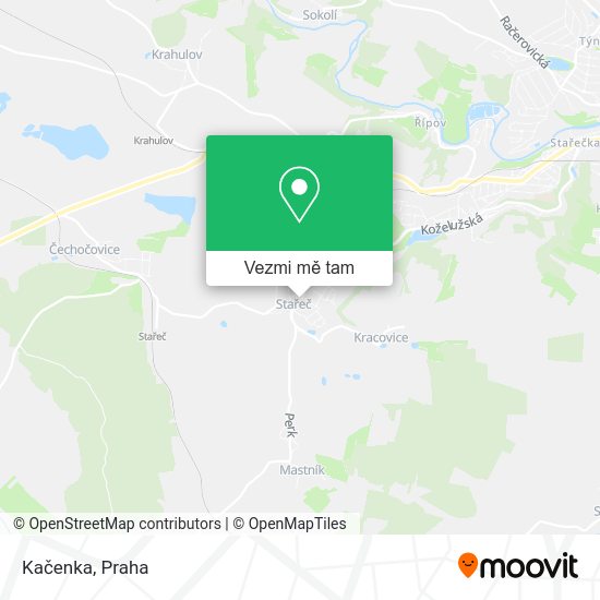 Kačenka mapa