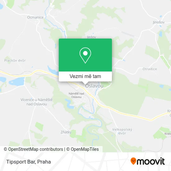 Tipsport Bar mapa