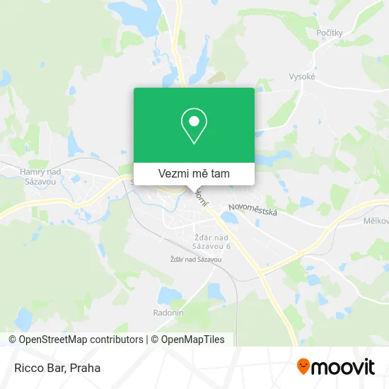 Ricco Bar mapa