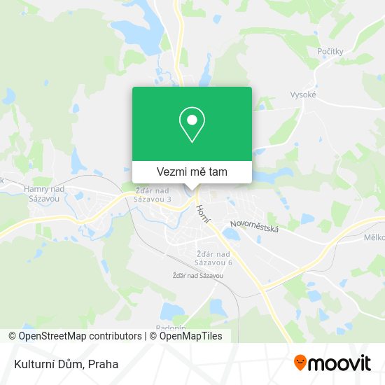 Kulturní Dům mapa