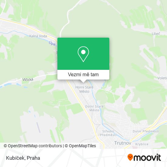 Kubíček mapa