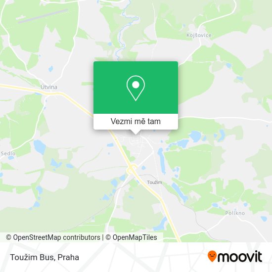 Toužim Bus mapa