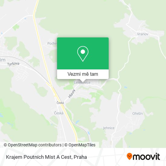 Krajem Poutních Míst A Cest mapa