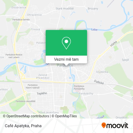 Café Apatyka mapa