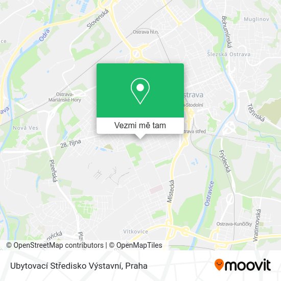 Ubytovací Středisko Výstavní mapa