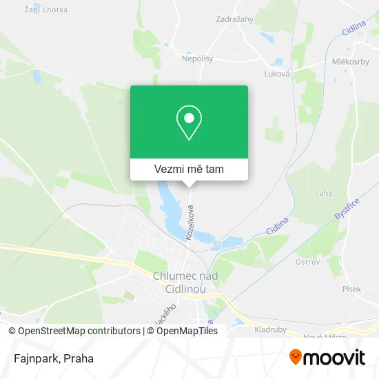 Fajnpark mapa