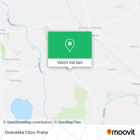 Diskotéka Citov mapa
