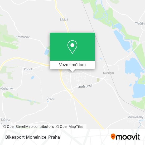 Bikesport Mohelnice mapa