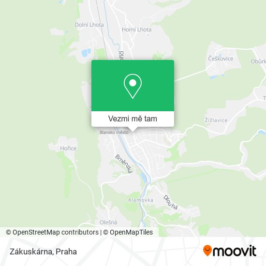 Zákuskárna mapa