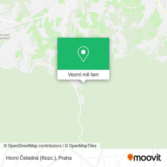 Horní Čeladná (Rozc.) mapa