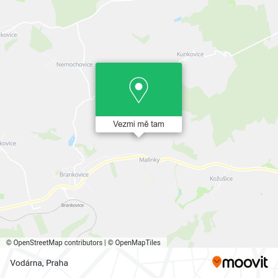 Vodárna mapa