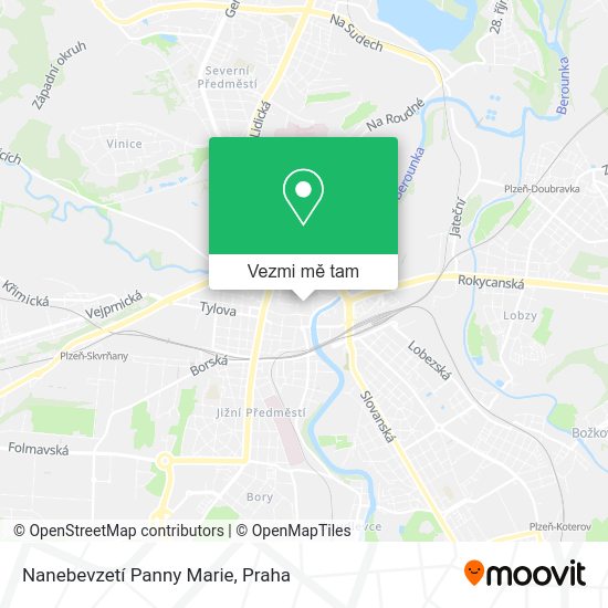 Nanebevzetí Panny Marie mapa