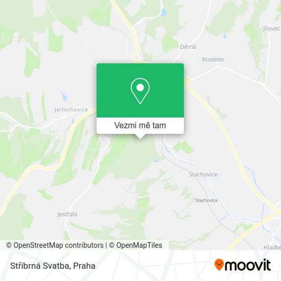 Stříbrná Svatba mapa