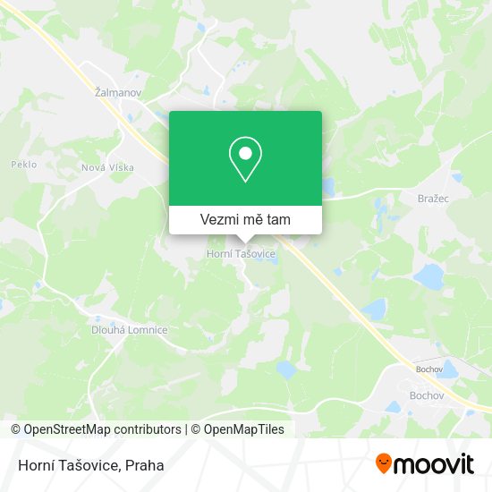 Horní Tašovice mapa