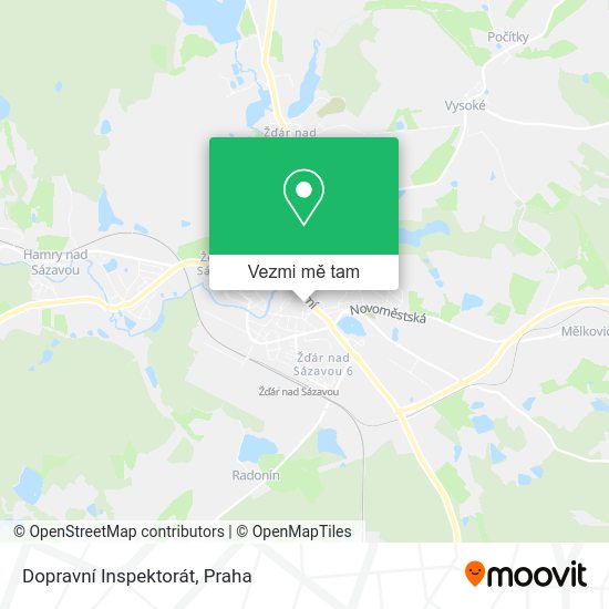 Dopravní Inspektorát mapa