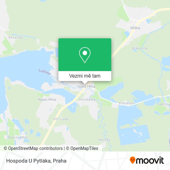 Hospoda U Pytláka mapa