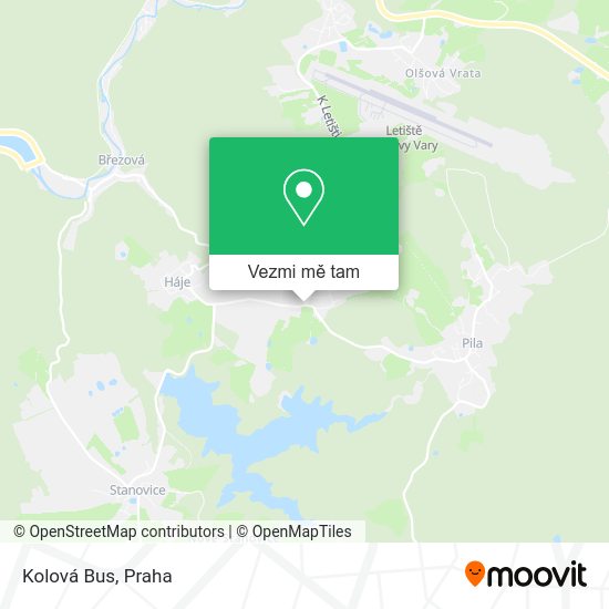 Kolová Bus mapa
